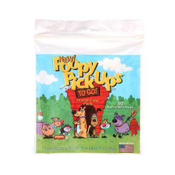 Poopy Pickups Pet Waste Bags To Go - 50 count
