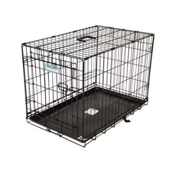 Precision ProValu 1 Door Wire Dog Crate - Black - 30L x 19W x 21H cm