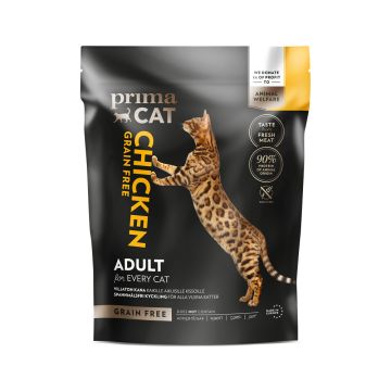 PrimaCat Grain Free Chicken Adult Cat Dry Food - 1.4 kg