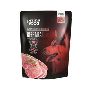 PrimaDog Beef Meal Dog Food Pouch - 260 g