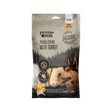 PrimaDog Rough Chews with Turkey and Sea Buckthorn Chew For Dog 