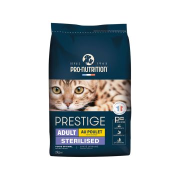 Pro-Nutrition Prestige Optimal Weight Chicken Dry Sterilized Cat Food - 2 Kg
