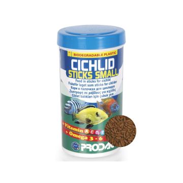 Prodac Cichlid Sticks Small Fish Food - 250 ml - 90g