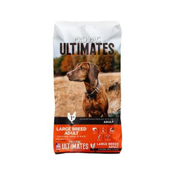 Pro Pac Ultimates Chicken Meal and Rice Formula Large Breed Adult Dry Dog Food - 18.1 Kg