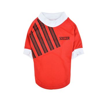 Puppia Goalkeeper Dog-Tshirt - Red