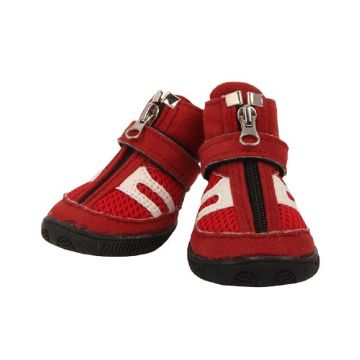 Puppia Hiker (B-Type) Dog Shoes, Red
