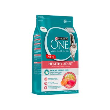 Purina One Healthy Adult with Salmon and Tuna Dry Cat Food 