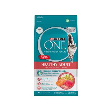 Purina One Healthy Adult with Salmon and Tuna Dry Cat Food - 1.2 Kg