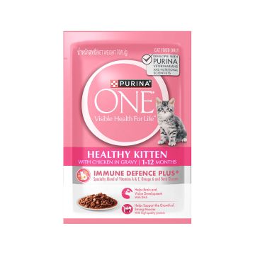 Purina One Healthy Kitten with Chicken Wet Cat Food - 70 g