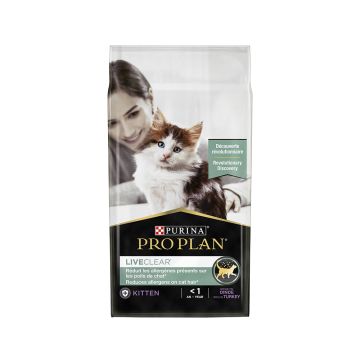 Purina Pro Plan Liveclear Turkey Dry Kitten Food - 1.4 Kg