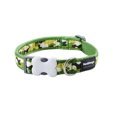 RedDingo Camouflage Green Dog Collar - XSmall - 12mm x 20-32 cm