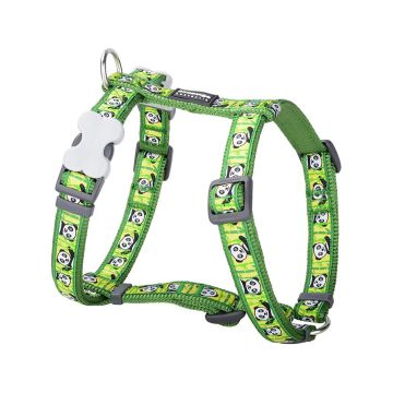 RedDingo Panda Green Design Dog Harness - 15mm - Small