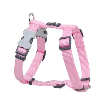 RedDingo Plain Classic Pink Dog Harness - 12mm - XSmall