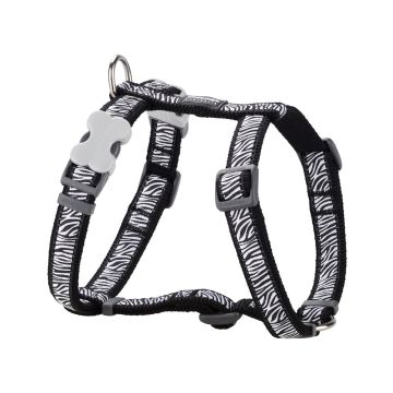 RedDingo Safari Black Design Dog Harness