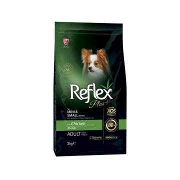 Reflex Plus with Chicken Mini and Small Adult Dry Dog Food - 3 kg