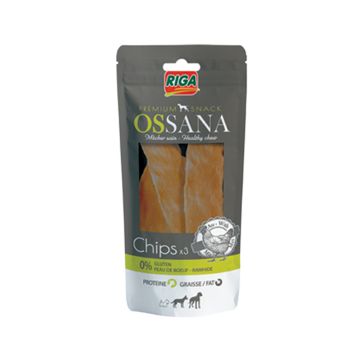 Riga Premium Snack Ossana Chips Dog Treats - 90 g - 3 Pcs