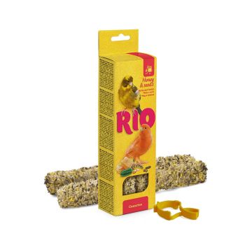 Rio Sticks for Canaries with Honey and Seeds, 80g, 2 Pcs