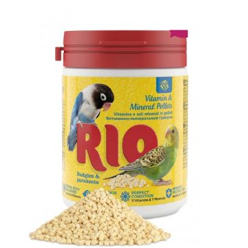 Rio Vitamin & Mineral Pellets for Budgies And Parakeets, 120g