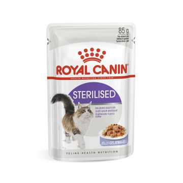 Royal Canin Feline Health Sterilised Jelly Pouches - 85g - Pack of 12