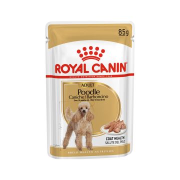 Royal Canin Breed Health Nutrition Poodle Adult Dog Food Pouches - 85g - Pack of 12