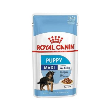 Royal Canin Maxi Puppy Food Pouches - 140g - Pack of 10