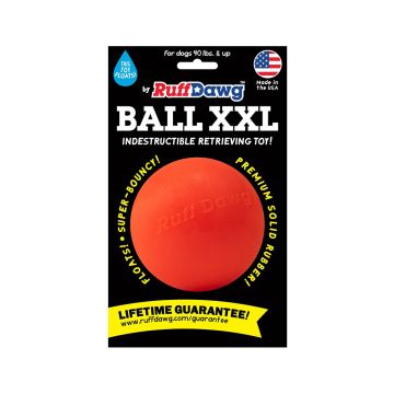 Ruff Dawg Solid Rubber Ball Retrieving Dog Toy - XXL