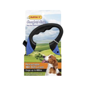 Ruffin It Comfort Grip Retractable Belt Dog Leash - 16 feet