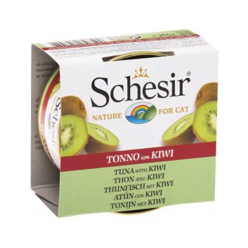 Schesir Cat Tuna with Kiwi Fruit Can, 75g