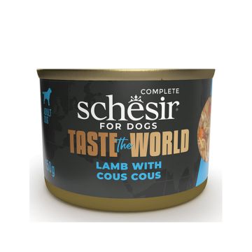 Schesir Taste The World Lamb with Cous Cous Broth Canned Dog Food - 150 g