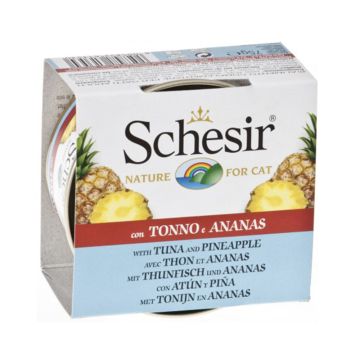 Schesir Tuna With Pineapple Cat Food, 75g