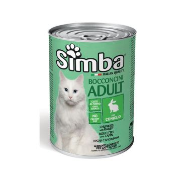 Simba Chunks with Rabbit Canned Cat Food - 415 g