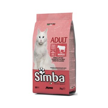 Simba Beef Croquettes Cat Dry Food - 2 kg