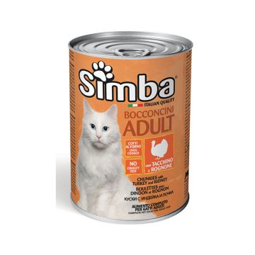 Simba Cat Chunkies with Turkey and Kidney Canned Cat Food - 415 g