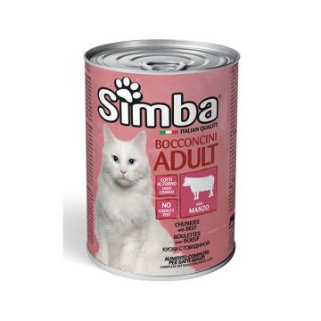 Simba Chunkies with Beef Canned Cat Food - 415 g