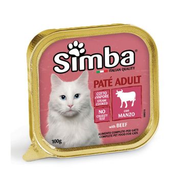 Simba Pate with Beef Canned Cat Food - 100 g