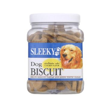 Sleeky Chicken Flavor Biscuits Dog Treats - 340g