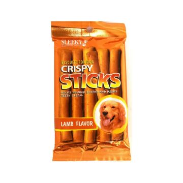 Sleeky Crispy Sticks Lamb Flavor Dog Treats, 90g