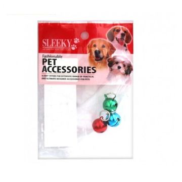 Sleeky Multi-Color Collar Bells, 3 pcs
