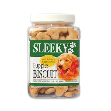 Sleeky Puppy Crunch Biscuits Dog Treats - 340g