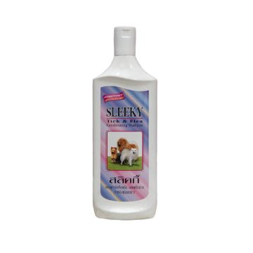 Sleeky Tick & Flea Conditioning Shampoo for Long Haired Dogs, 350 ml