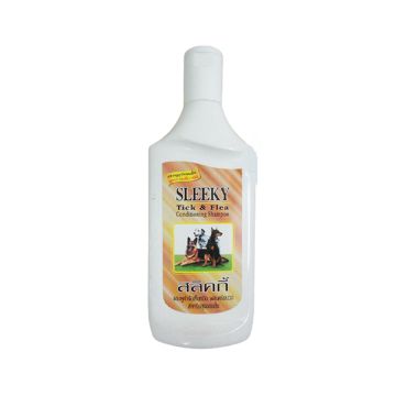 Sleeky Tick & Flea Conditioning Shampoo for Short Haired Dogs, 350 ml