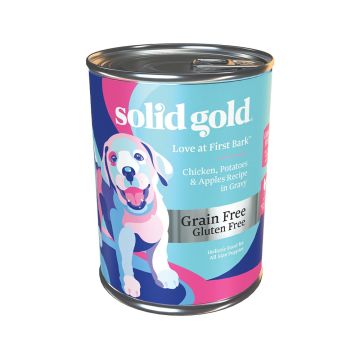 Solid Gold Love at First Bark Chicken, Potatoes and Apples Recipe in Gravy Dog Wet Food - 374g