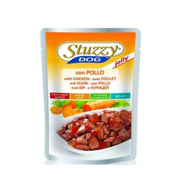 Stuzzy Chunks with Chicken in Jelly Dog Food Pouch - 100g