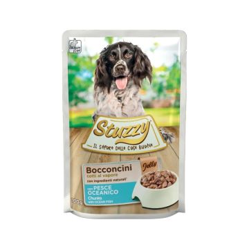 Stuzzy Chunks with Ocean Fish in Jelly Dog Food Pouch - 100 g