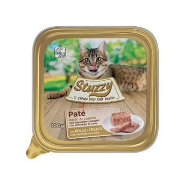 Stuzzy Pate with Chicken and Liver Wet Cat Food - 100 g