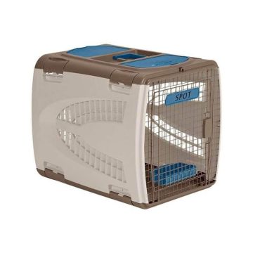Suncast Portable Dog Crate with Handle - ‎28L x 21W x 17H
