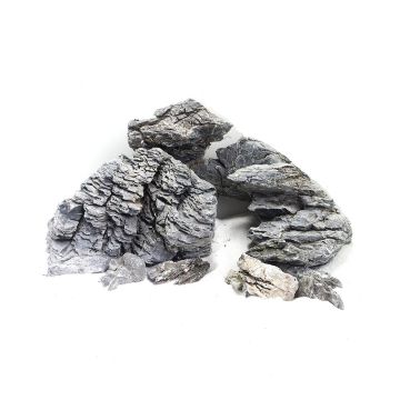 ديكور صخري لأحواض السمك من اس في اكواريوم، حجم صغير، 12-18 سم