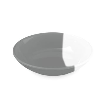 Tarhong Dual Pet Saucer - Grey - 5.2" x 5.2" x 1.1"