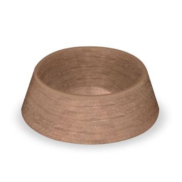 Tarhong Hammered Copper Double Wall Pet Bowl - Medium - 7.8" x 7.8" x 2.5"