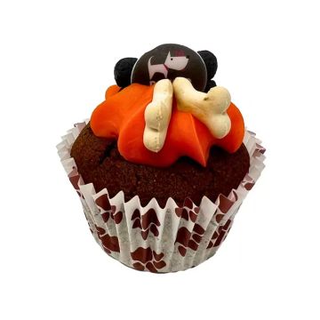 The Barking Bakery Carob Woofin with Orange Frosting Dog Treats - 75 g